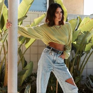 Maison Kiwi Pleated Top